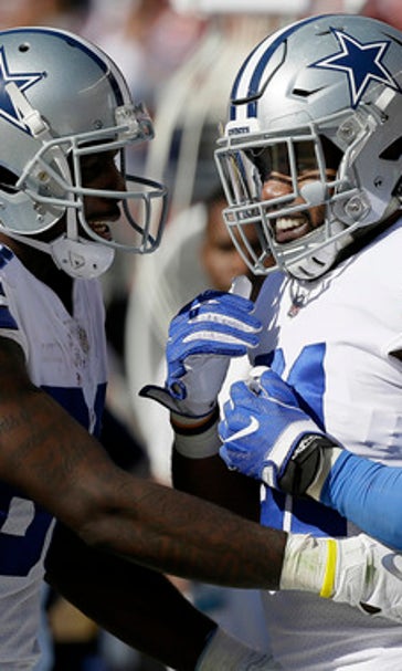 Elliott's 3 TDs, 219 yards lead Cowboys past 49ers 40-10 (Oct 22, 2017)